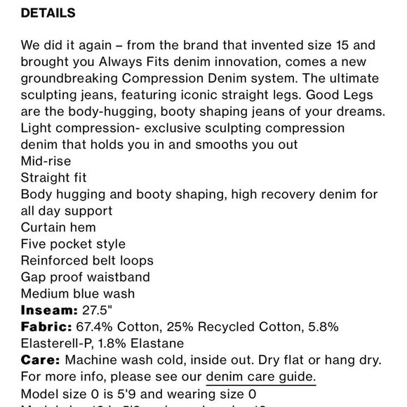 GOOD AMERICAN Women's Blue Jeans - Picture 2 of 5